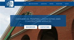 Desktop Screenshot of bhdpaintingandlandscaping.com
